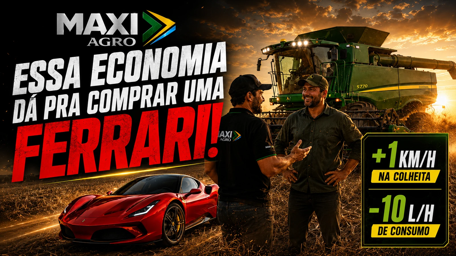 Colhedora John Deere S770 — depoimento do operador, Maxi Agro